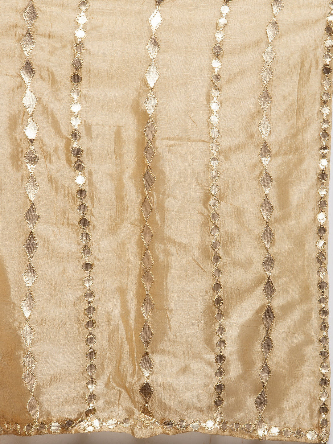 Fawn Gotta Patti Silk Dupatta