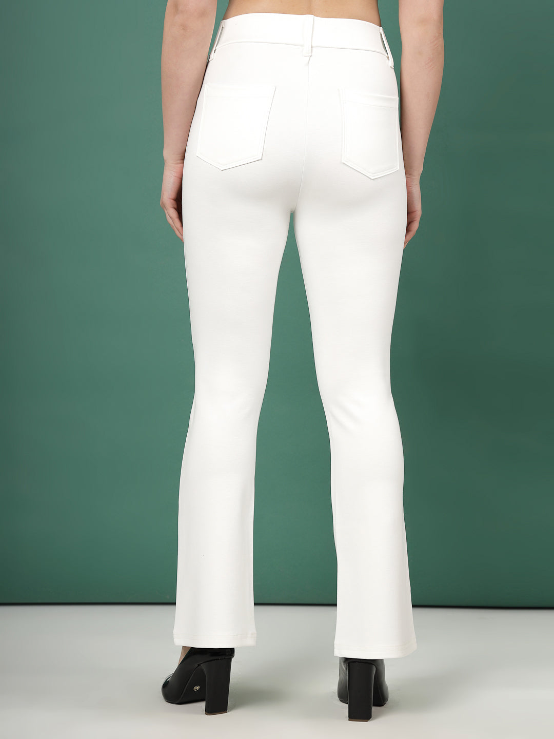 Women White Regular Fit Jeggings