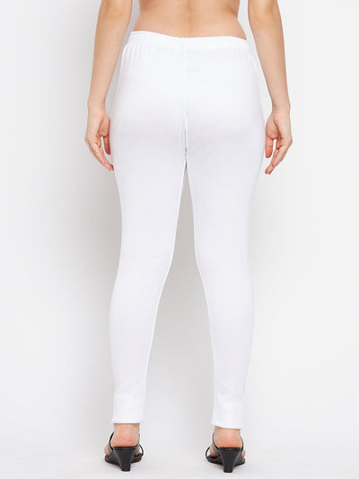 White & grey solid woolen leggings pack, comfortable and stylish, perfect for summer wardrobe.