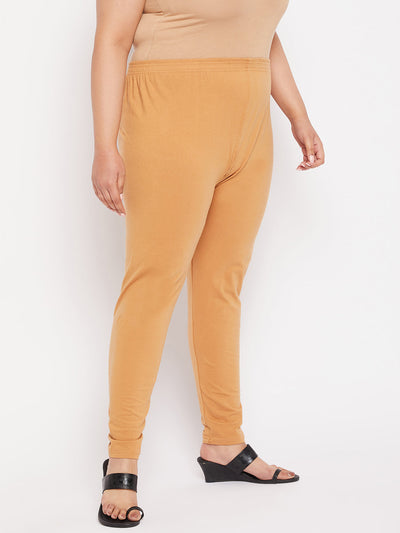 Fawn Solid Ankle Length Leggings